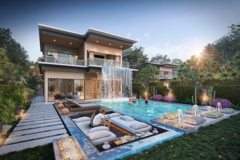Waterfall 7BR Villa | Fabulous Crystal Lagoon View